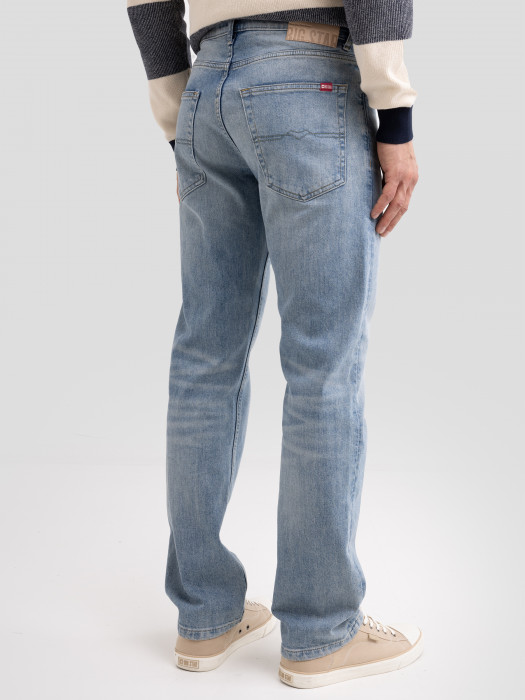 Světle modré pánské straight fit džíny COLT 123